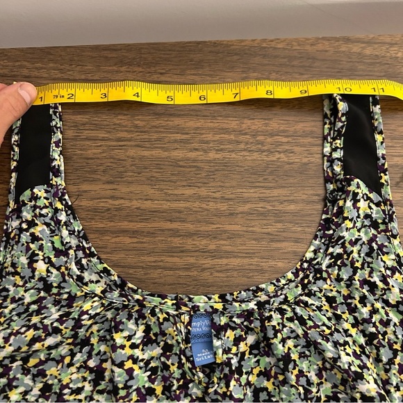 💕 Simply Vera Vera Wang Black and White Asymmetrical High-Low Sundress M - Picture 8 of 13